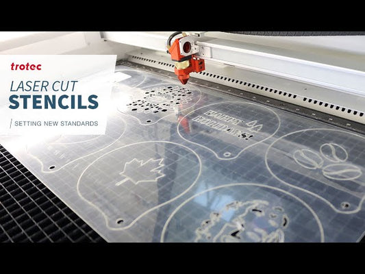 How To make a stencil with Laser cutting machine and cricut